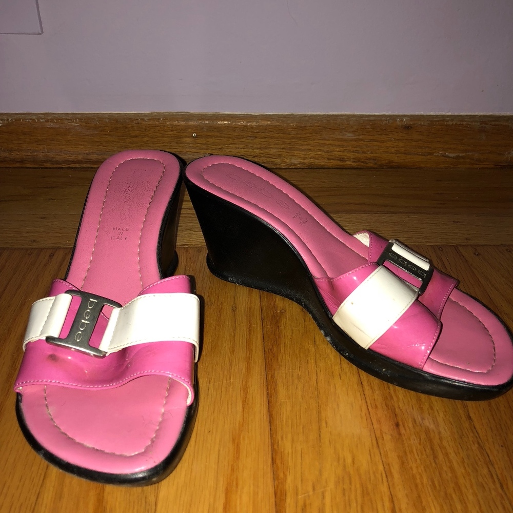 Bebe Logo Wedge